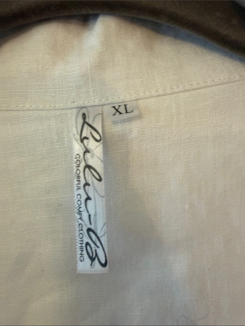 Lulu B White Linen Jean Jacket - XL - Picture 2 of 9